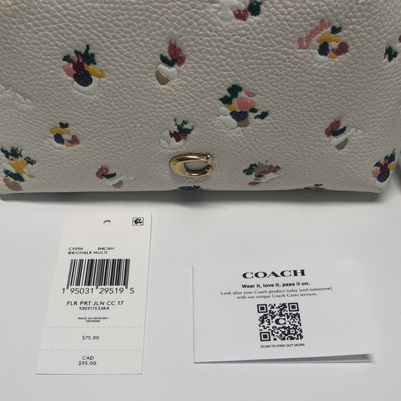 🎀 Coach Julienne cosmetic case 17 - Picture 7 of 11